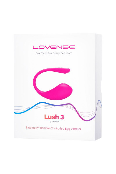 Розовое виброяйцо Lovense Lush 3 Розовое виброяйцо Lovense Lush 3