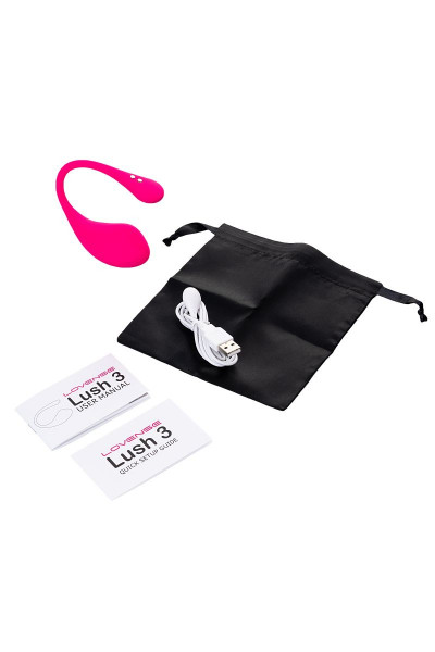 Розовое виброяйцо Lovense Lush 3 Розовое виброяйцо Lovense Lush 3