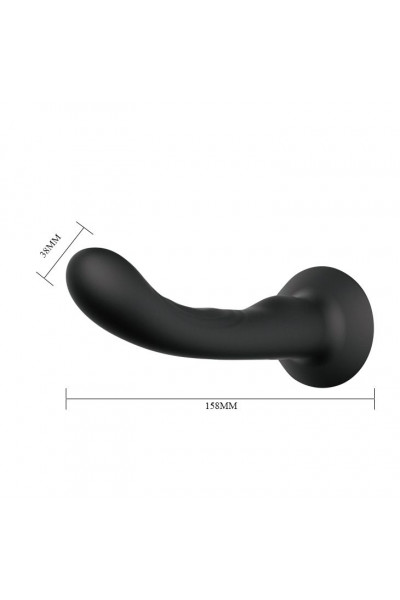 Страпон с изогнутой головкой Ultra Harness Curvy Dildo - 15,8 см. Страпон с изогнутой головкой Ultra Harness Curvy Dildo - 15,8 см.
