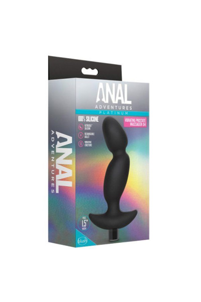 Черный анальный вибратор Silicone Vibrating Prostate Massager 04 - 16,5 см. Черный анальный вибратор Silicone Vibrating Prostate Massager 04 - 16,5 см.