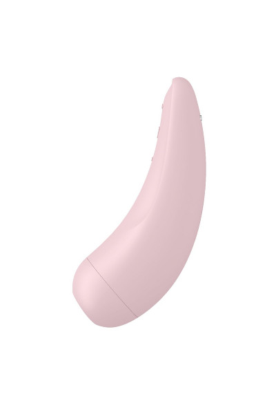 Розовый вакуум-волновой стимулятор Satisfyer Curvy 2+ Розовый вакуум-волновой стимулятор Satisfyer Curvy 2+