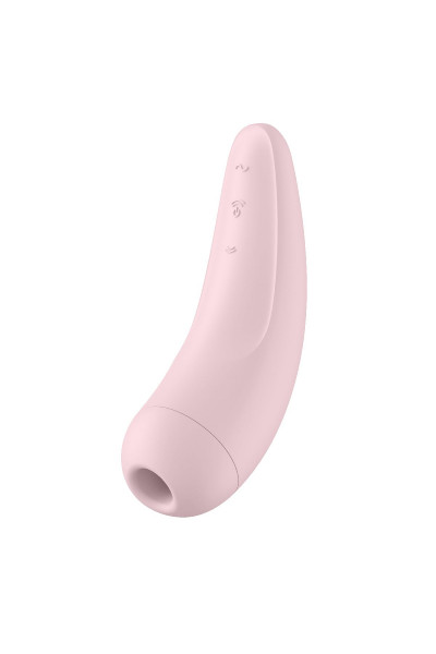 Розовый вакуум-волновой стимулятор Satisfyer Curvy 2+ Розовый вакуум-волновой стимулятор Satisfyer Curvy 2+