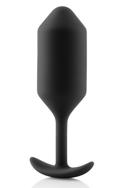Чёрная пробка для ношения B-vibe Snug Plug 3 - 12,7 см. Чёрная пробка для ношения B-vibe Snug Plug 3 - 12,7 см.