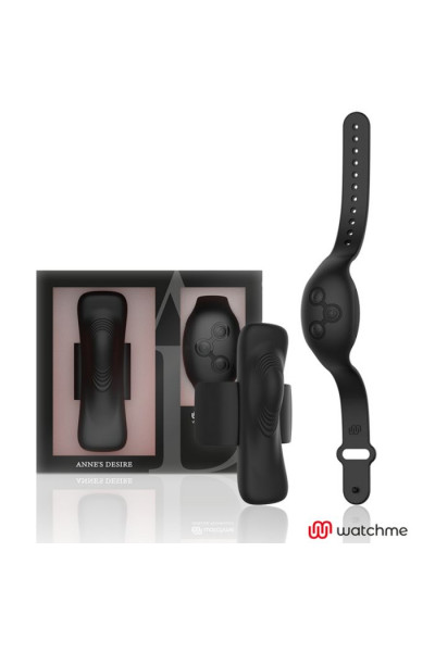 Черная вибровкладка в трусики с пультом-часами Anne s Desire Vibro Panty Wireless Watchme Черная вибровкладка в трусики с пультом-часами Anne s Desire Vibro Panty Wireless Watchme