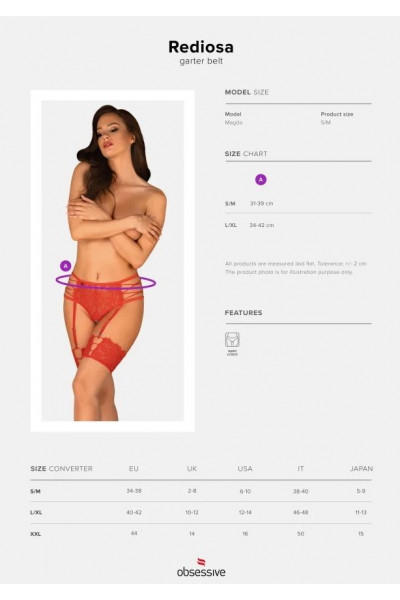 Пикантный пояс для чулок Rediosa Пикантный пояс для чулок Rediosa