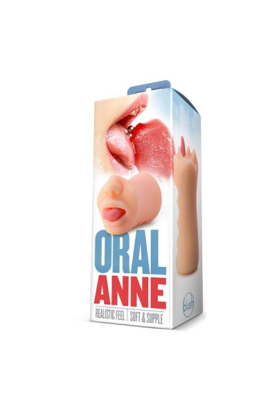 Телесный мастурбатор-ротик с язычком Oral Anne Телесный мастурбатор-ротик с язычком Oral Anne