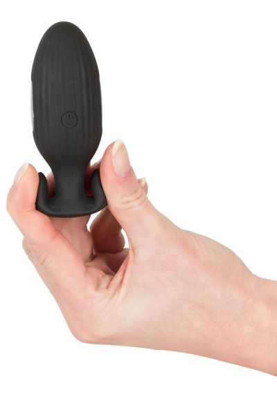 Черная анальная втулка с вибрацией и электростимуляцией Vibrating E-Stim Butt Plug - 9,2 см. Черная анальная втулка с вибрацией и электростимуляцией Vibrating E-Stim Butt Plug - 9,2 см.