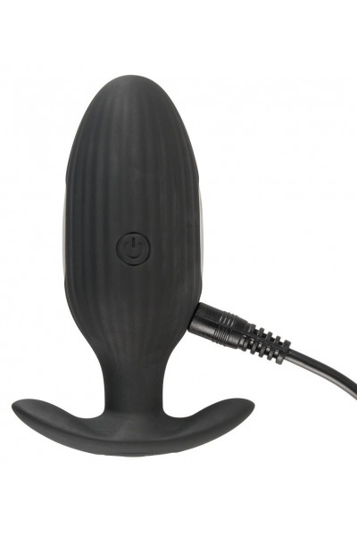 Черная анальная втулка с вибрацией и электростимуляцией Vibrating E-Stim Butt Plug - 9,2 см. Черная анальная втулка с вибрацией и электростимуляцией Vibrating E-Stim Butt Plug - 9,2 см.