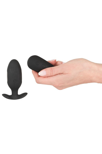Черная анальная втулка с вибрацией и электростимуляцией Vibrating E-Stim Butt Plug - 9,2 см. Черная анальная втулка с вибрацией и электростимуляцией Vibrating E-Stim Butt Plug - 9,2 см.