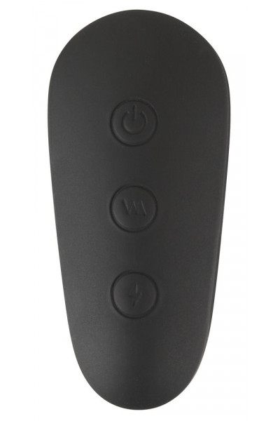 Черная анальная втулка с вибрацией и электростимуляцией Vibrating E-Stim Butt Plug - 9,2 см. Черная анальная втулка с вибрацией и электростимуляцией Vibrating E-Stim Butt Plug - 9,2 см.