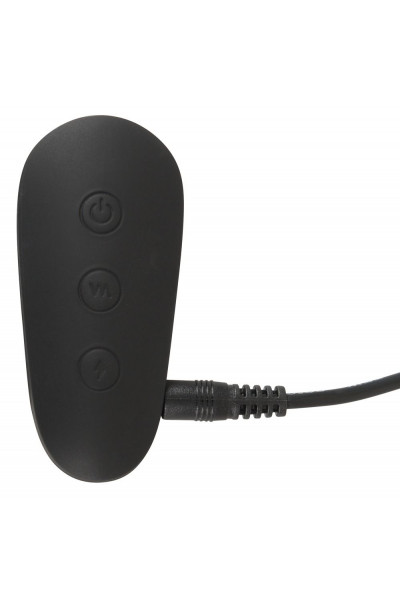 Черная анальная втулка с вибрацией и электростимуляцией Vibrating E-Stim Butt Plug - 9,2 см. Черная анальная втулка с вибрацией и электростимуляцией Vibrating E-Stim Butt Plug - 9,2 см.