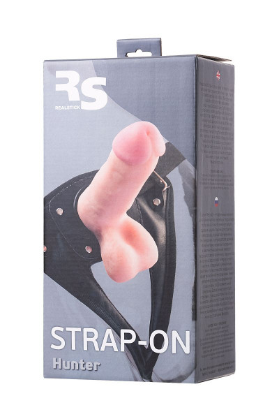 Телесный страпон на трусиках Realstick Hunter - 14,5 см. Телесный страпон на трусиках Realstick Hunter - 14,5 см.