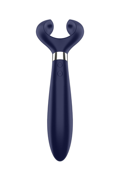 Синий вибромассажер для пар Satisfyer Endless Fun