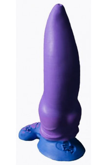 Фиолетовый фаллоимитатор Зорг small - 21 см.