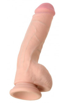 Телесный фаллоимитатор RealStick Elite DILDO Marc - 24 см.