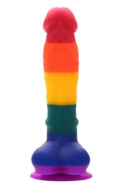 Разноцветный фаллоимитатор-реалистик COLOURFUL DILDO - 21,5 см. Разноцветный фаллоимитатор-реалистик COLOURFUL DILDO - 21,5 см.