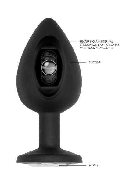 Черная анальная пробка N 91 Self Penetrating Butt Plug - 9,5 см. Черная анальная пробка N 91 Self Penetrating Butt Plug - 9,5 см.