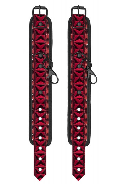 Красно-черные поножи с фиксатором Luxury Spreader Bar