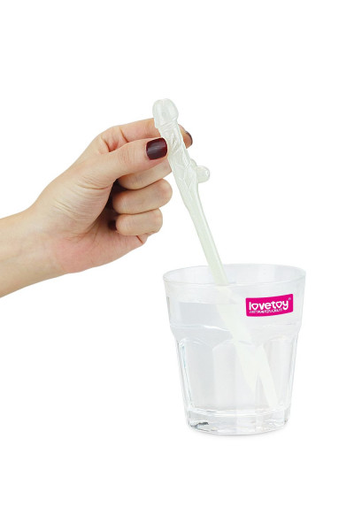 Светящиеся в темноте трубочки для напитков в виде пенисов Willy Straws - 9 шт. Светящиеся в темноте трубочки для напитков в виде пенисов Willy Straws - 9 шт.