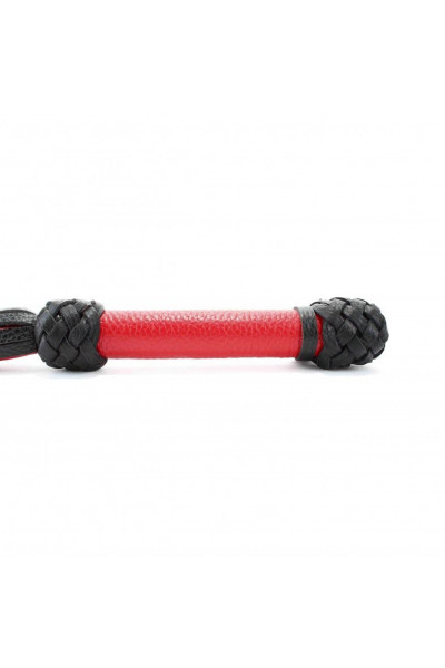 Красно-черная плеть с плетением турецкие головы - 60 см. Красно-черная плеть с плетением турецкие головы - 60 см.