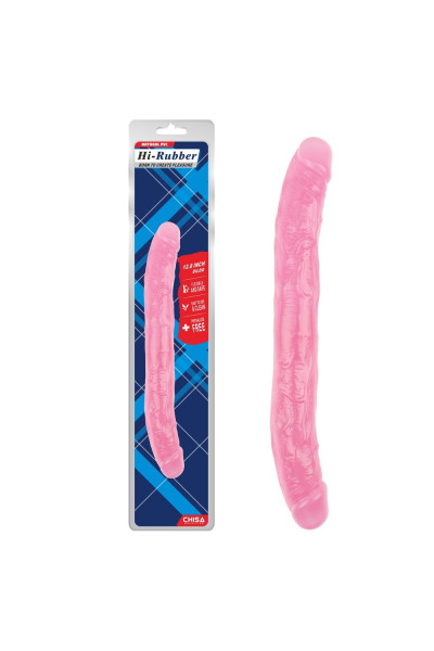 Розовый двусторонний фаллоимитатор 12.8 Inch Dildo - 32,5 см. Розовый двусторонний фаллоимитатор 12.8 Inch Dildo - 32,5 см.