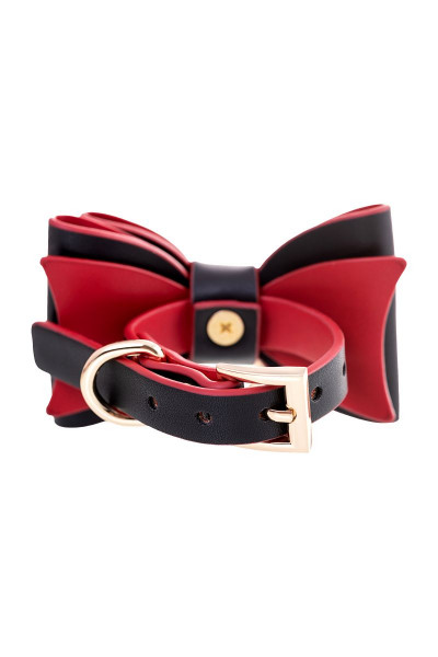 Черно-красный бондажный набор Bow-tie Черно-красный бондажный набор Bow-tie