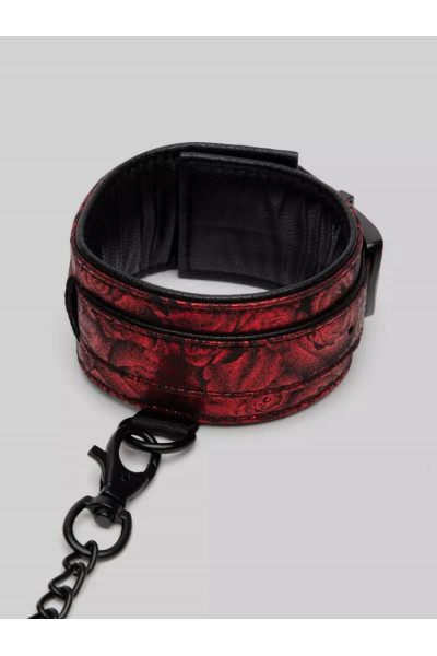 Красно-черные оковы Reversible Faux Leather Ankle Cuffs Красно-черные оковы Reversible Faux Leather Ankle Cuffs