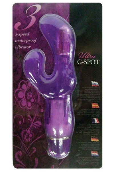 Фиолетовый вибратор для точки G ULTRA G-SPOT - 15 см. Фиолетовый вибратор для точки G ULTRA G-SPOT - 15 см.
