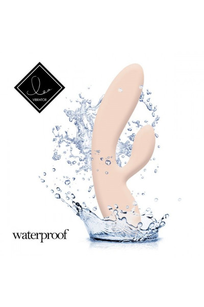 Бежевый вибратор-кролик Lea Rabbit Vibrator - 20,2 см. Бежевый вибратор-кролик Lea Rabbit Vibrator - 20,2 см.