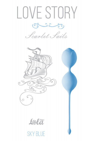 Голубые вагинальные шарики Scarlet Sails Голубые вагинальные шарики Scarlet Sails