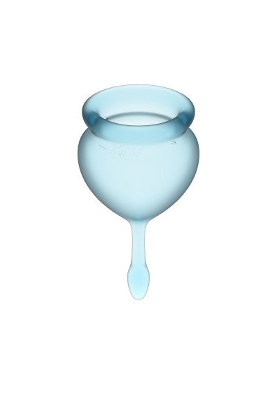 Набор голубых менструальных чаш Feel good Menstrual Cup Набор голубых менструальных чаш Feel good Menstrual Cup