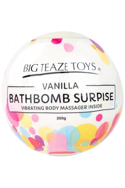 Бомбочка для ванны Bath Bomb Surprise Vanilla + вибропуля Бомбочка для ванны Bath Bomb Surprise Vanilla + вибропуля