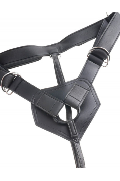 Страпон Harness со съемной чёрной насадкой King Cock 9 - 22,9 см. Страпон Harness со съемной чёрной насадкой King Cock 9 - 22,9 см.