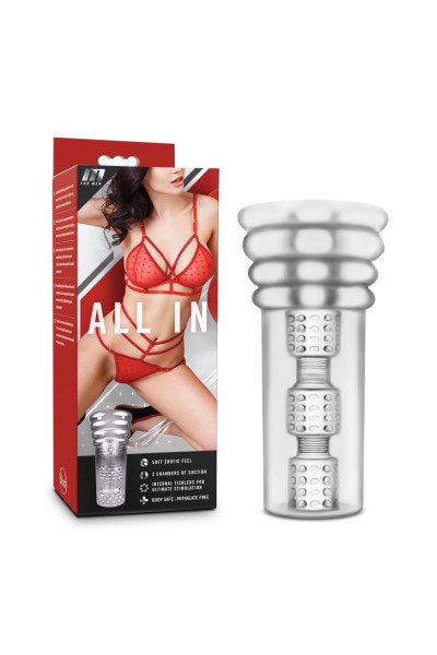 Прозрачный мастурбатор-вагина M for Men All In Прозрачный мастурбатор-вагина M for Men All In