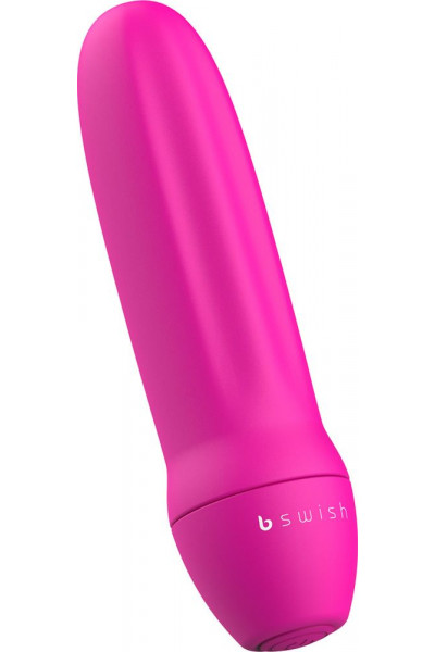 Ярко-розовая рельефная вибропуля Bmine Basic Reflex - 7,6 см. Ярко-розовая рельефная вибропуля Bmine Basic Reflex - 7,6 см.