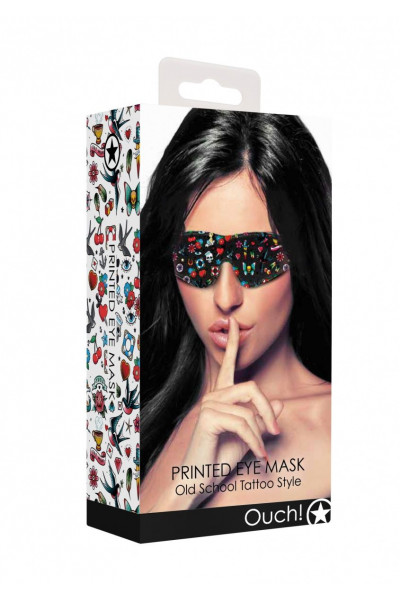 Маска Printed Eye Mask Old School Tattoo Style Маска Printed Eye Mask Old School Tattoo Style