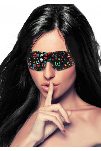 Маска Printed Eye Mask Old School Tattoo Style Маска Printed Eye Mask Old School Tattoo Style