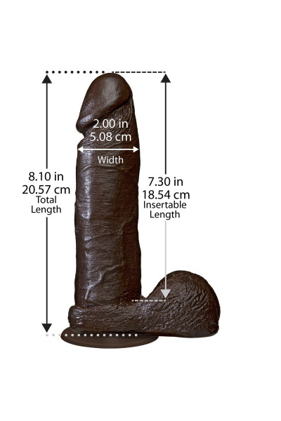 Коричневый фаллоимитатор The Realistic Cock 8” with Removable Vac-U-Lock Suction Cup - 20,57 см. Коричневый фаллоимитатор The Realistic Cock 8” with Removable Vac-U-Lock Suction Cup - 20,57 см.