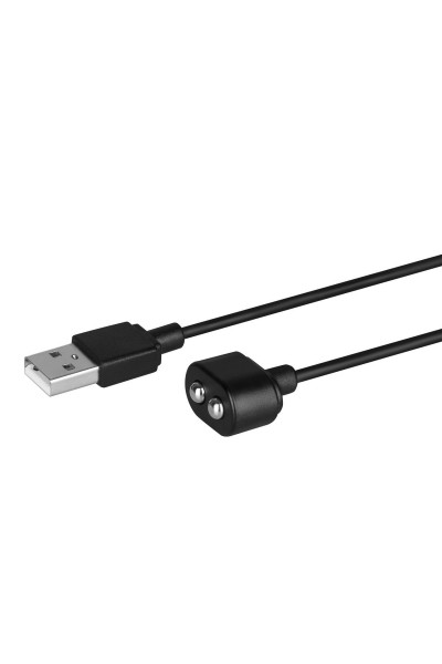 Черный магнитный кабель для зарядки Satisfyer USB Charging Cable Черный магнитный кабель для зарядки Satisfyer USB Charging Cable